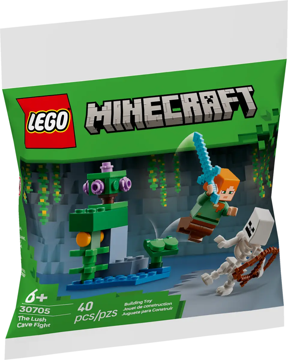 LEGO Minecraft 30705 The Lush Cave Fight Polybag