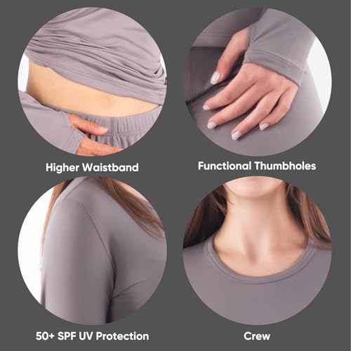 Thermal Underwear for Women, Long Johns for Women Thermal Sets Ultra Soft Fleece Lined Base Layer Top and Bottom