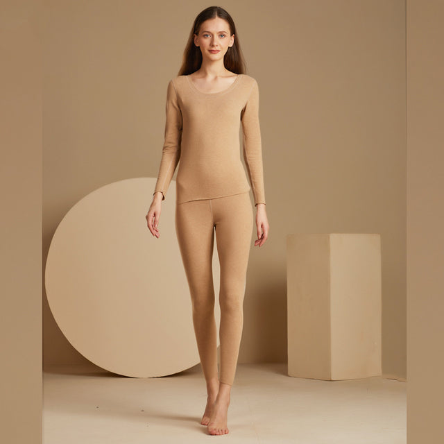Winter Women's Thermal Underwear Set - Seamless & Soft
