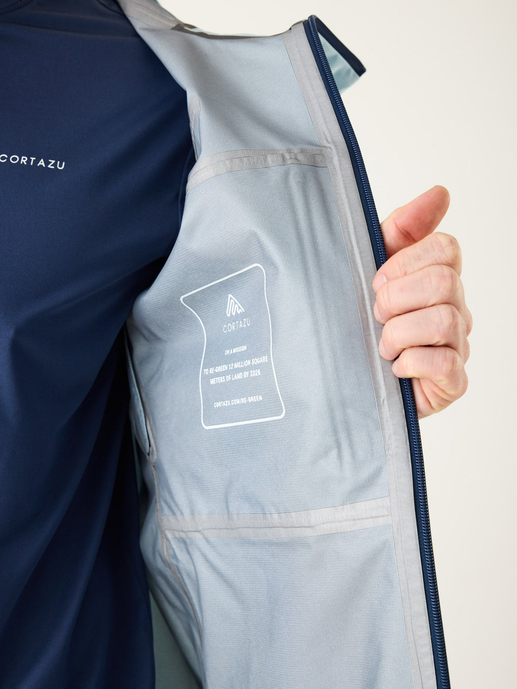 AR Hardshell Jacket Pale Blue | Men