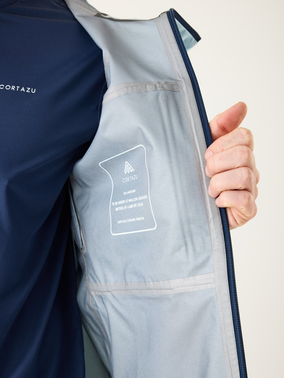 AR Hardshell Jacket Pale Blue | Men