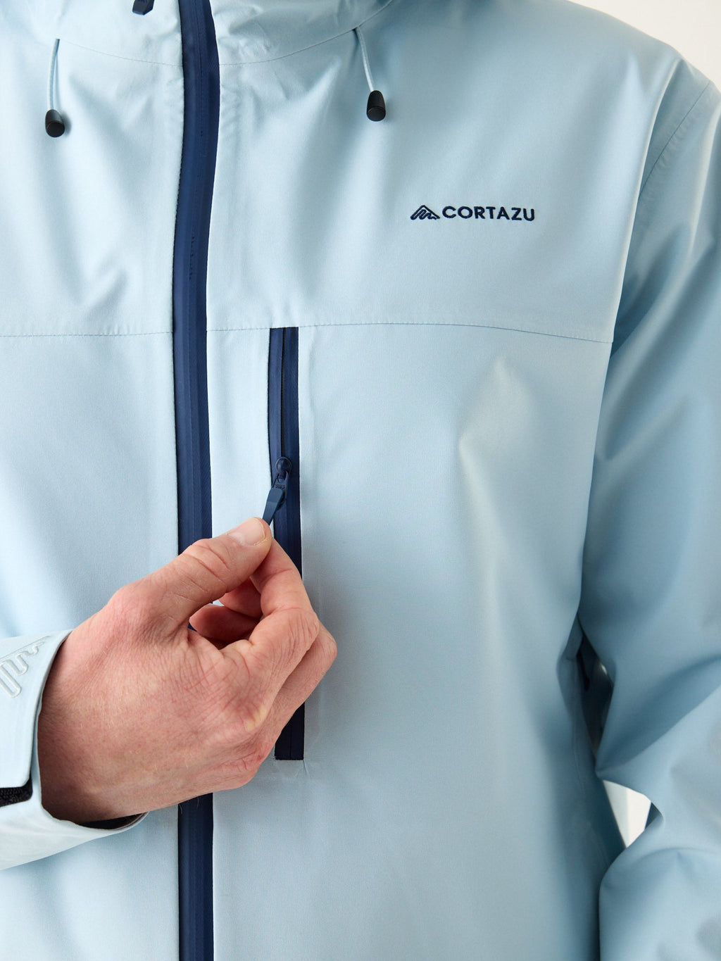 AR Hardshell Jacket Pale Blue | Men