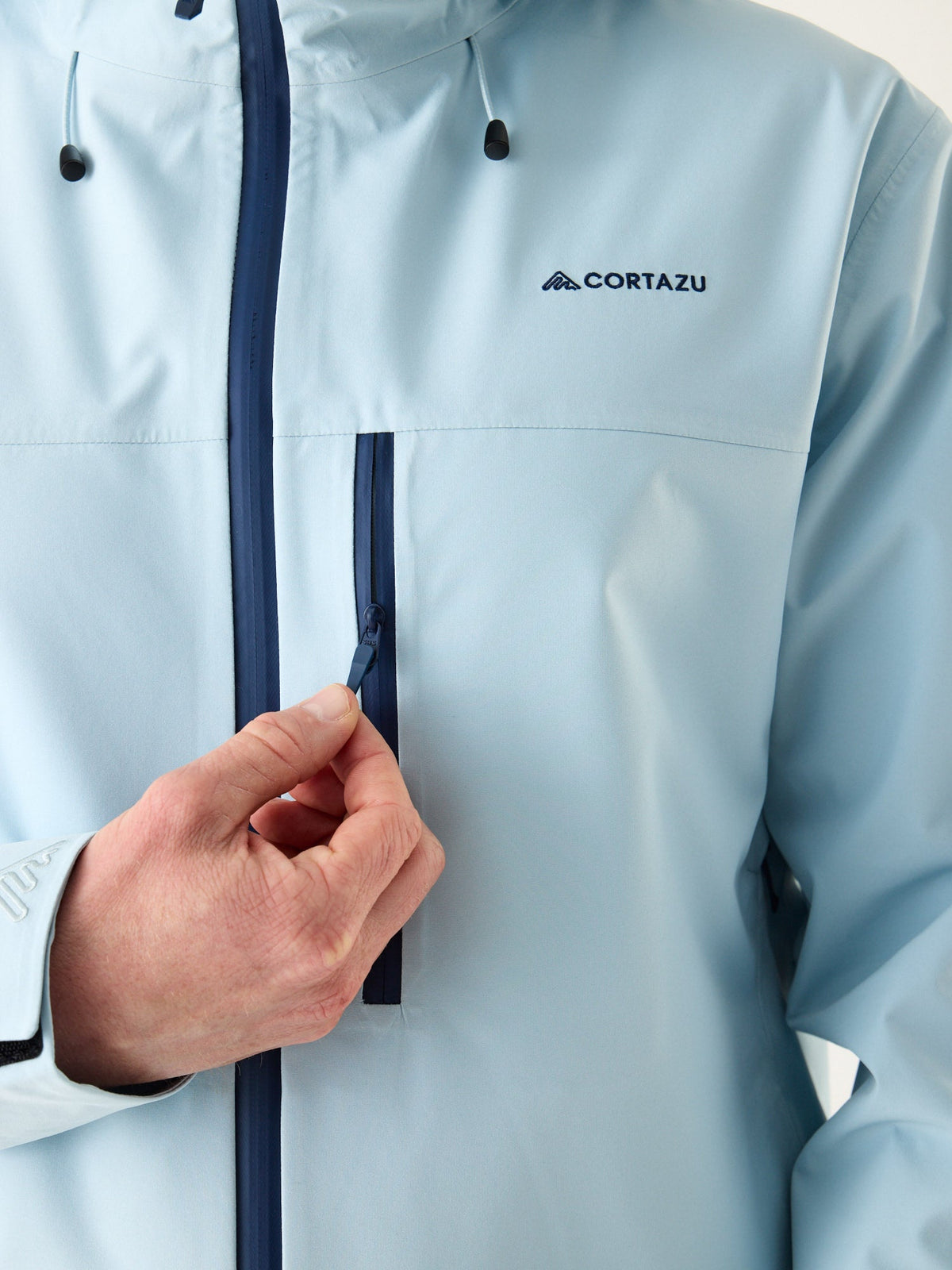 AR Hardshell Jacket Pale Blue | Men