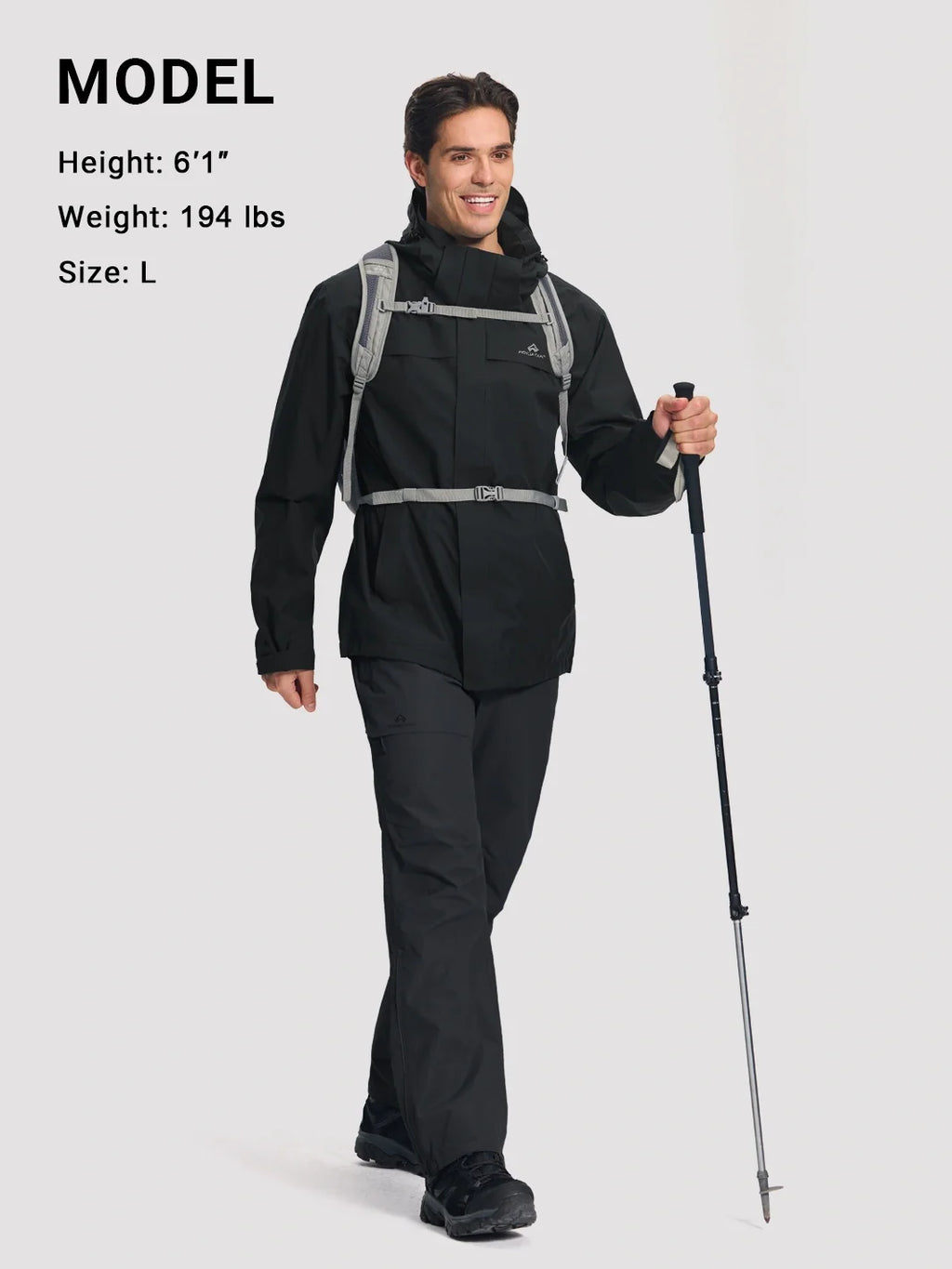 Men's Lightweight Waterproof Hardshell Jacket
