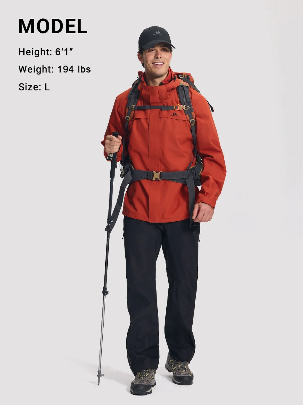 Men's Lightweight Waterproof Hardshell Jacket