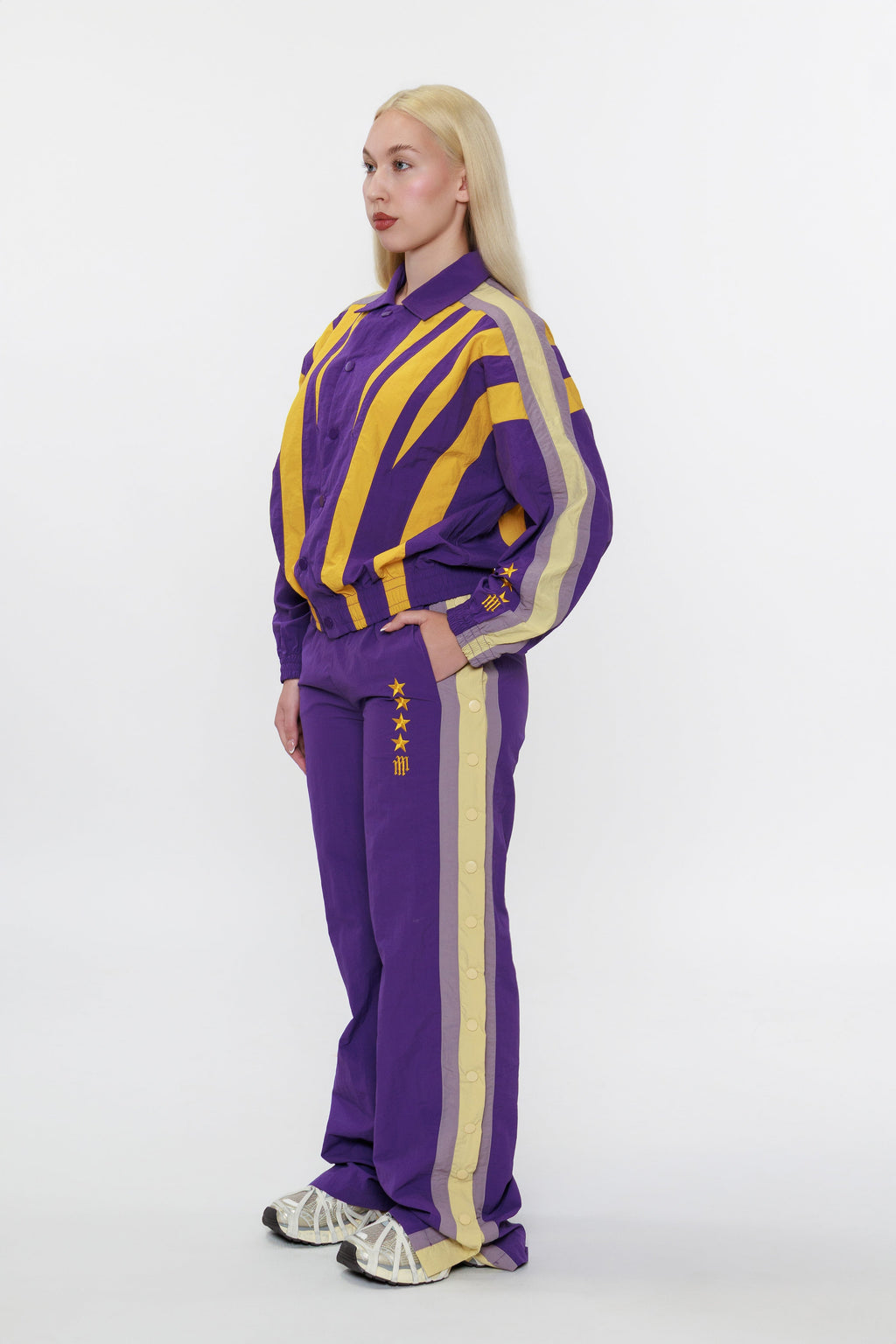 OLYMPIA TRACK PANT -- PURPLE