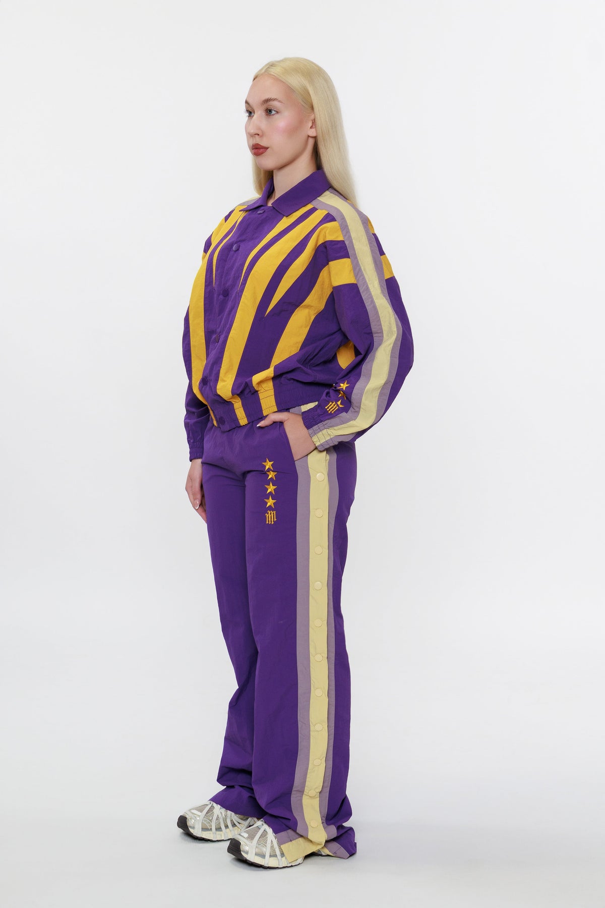 OLYMPIA TRACK PANT -- PURPLE