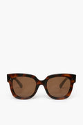 08 Oversized Square Tortoise Sunglasses