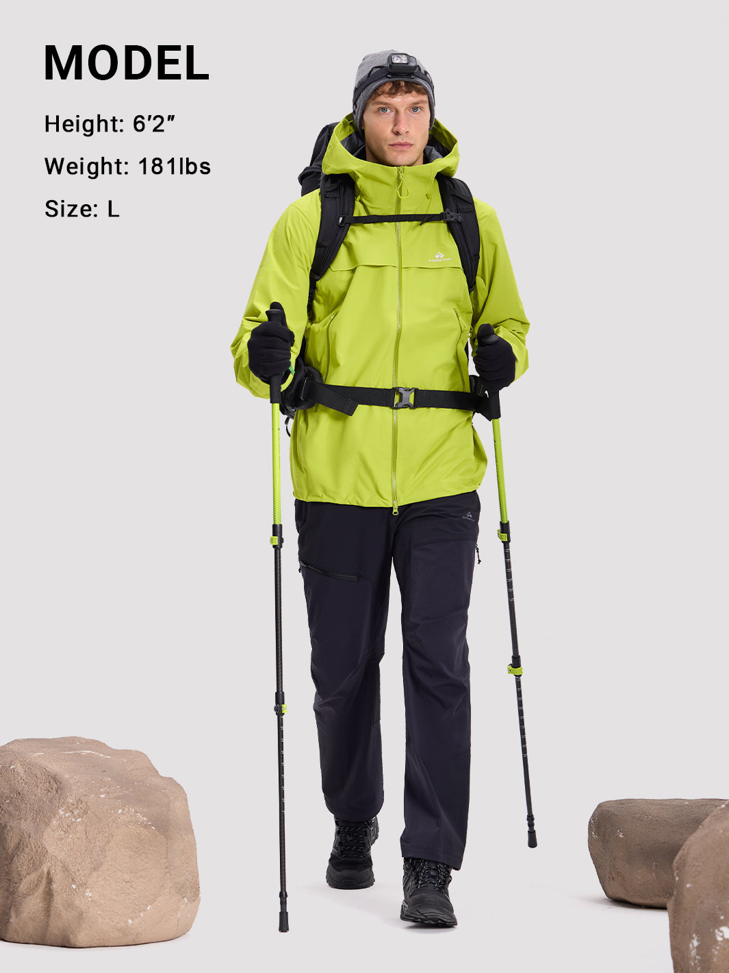Pioneer Camp NOVA Men's 3L Hardshell Jacket