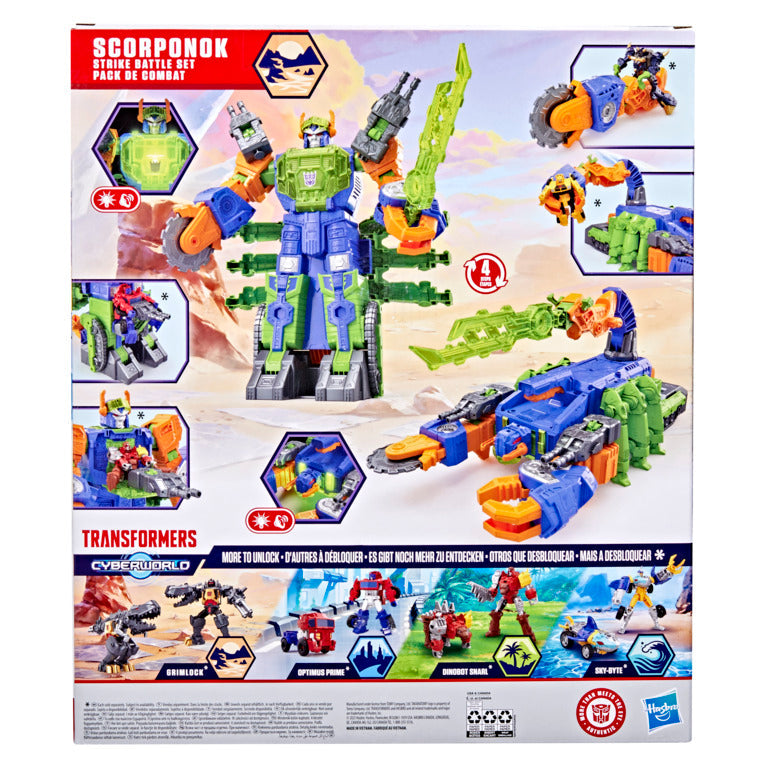 Transformers Cyberworld Scorponok Strike Battle Set