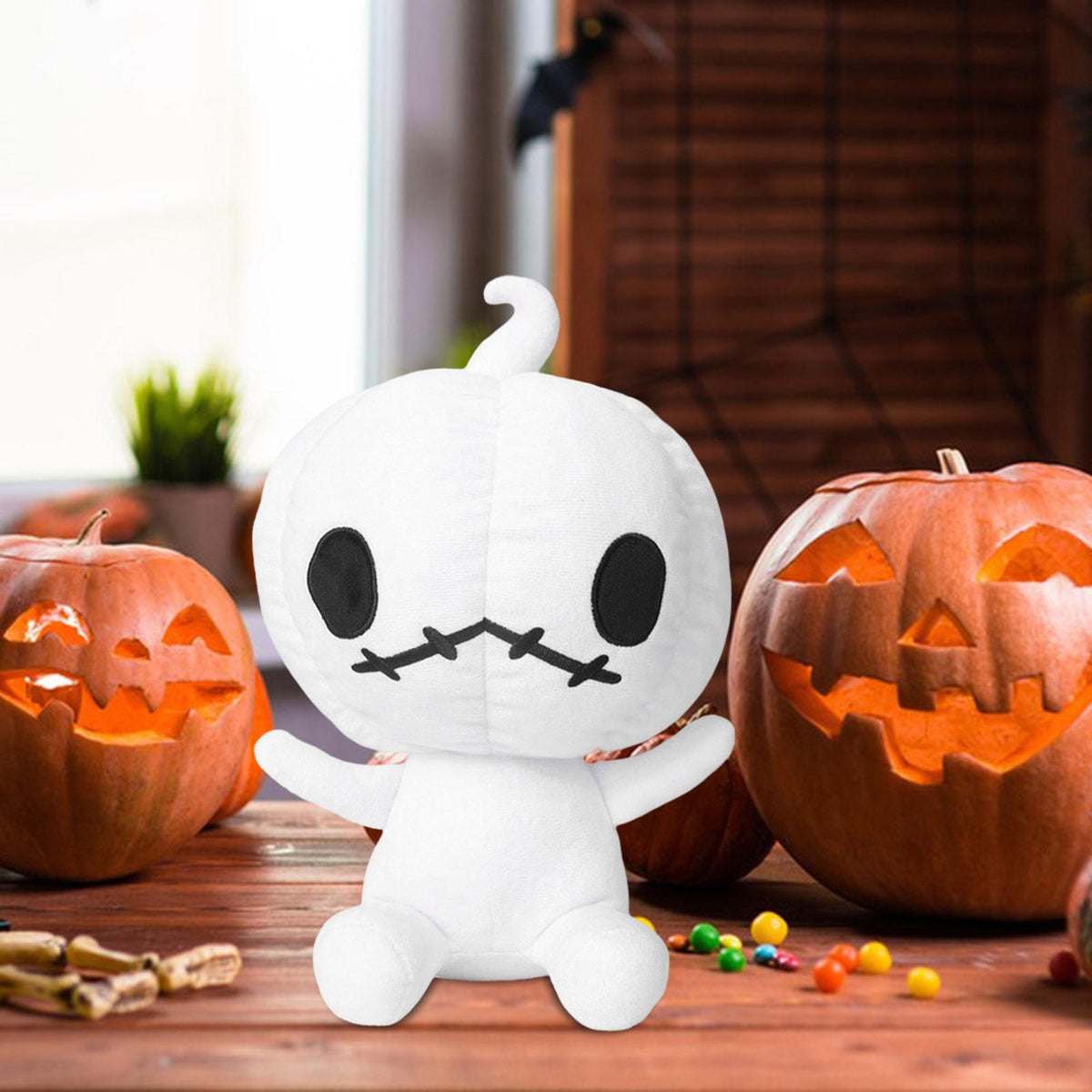 Adorable Mini Halloween Pumpkin Plush Toy