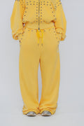 LIMITED EDITION -- MARX STUDDED SWEAT PANT -- SUNSHINE